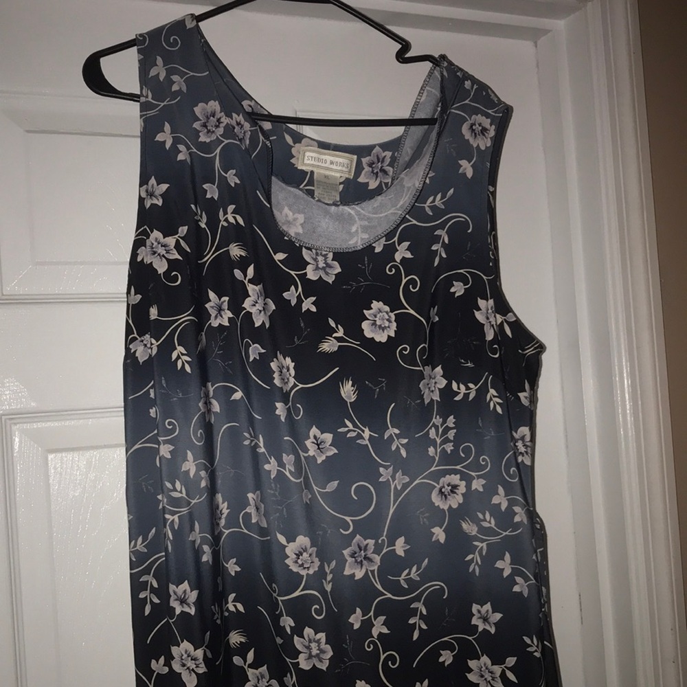 Studio works ombré maxi dress